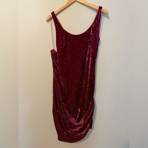 Aidan Mattox Velvet Dress